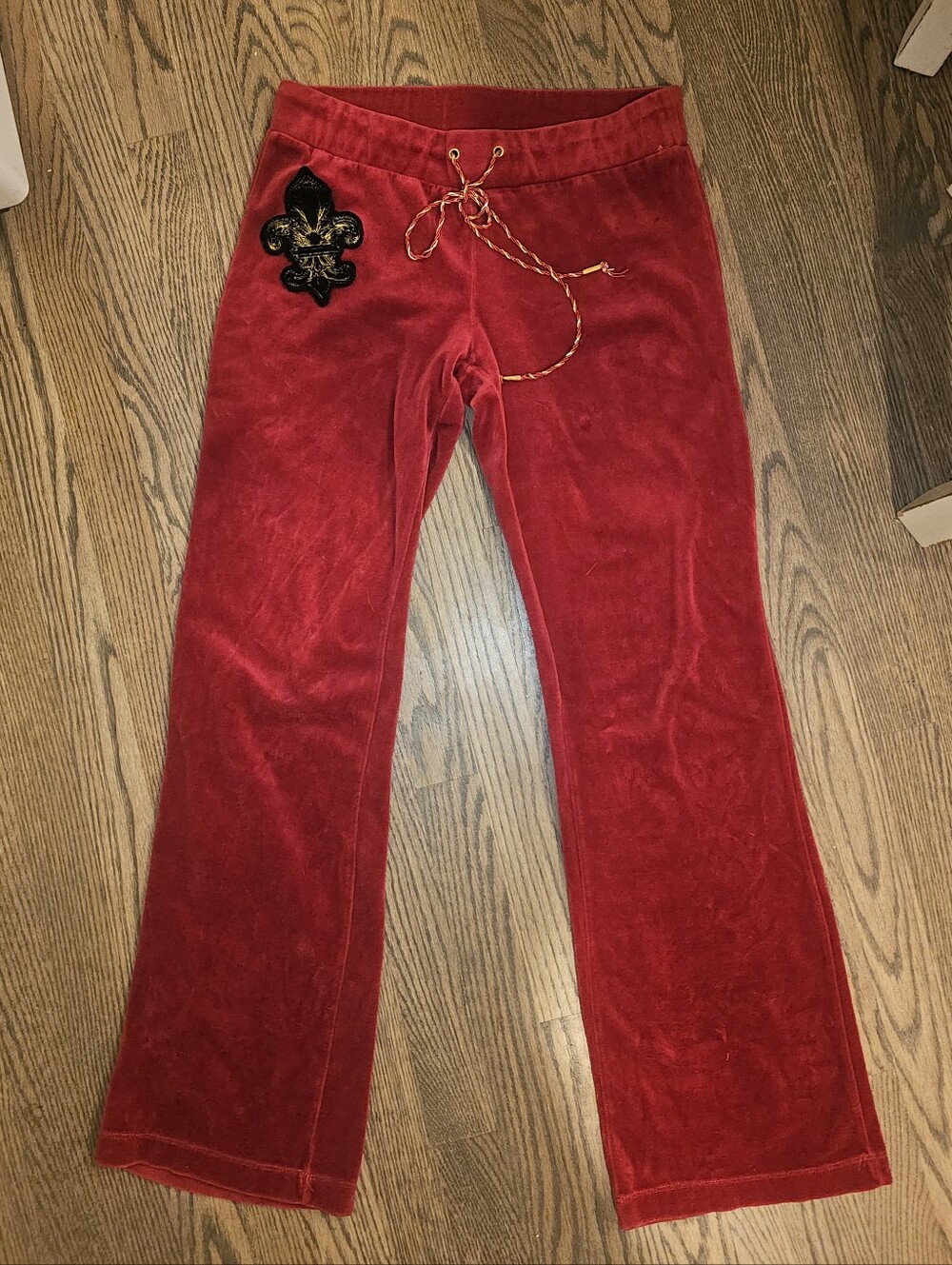 ❤️ Vintage Fabulosity (by Kimora Lee Simmons) Velour Track Pants, Juniors Size M